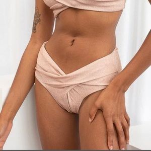 Paris Low Waist Bottoms - ROSÉ - NEW with tags